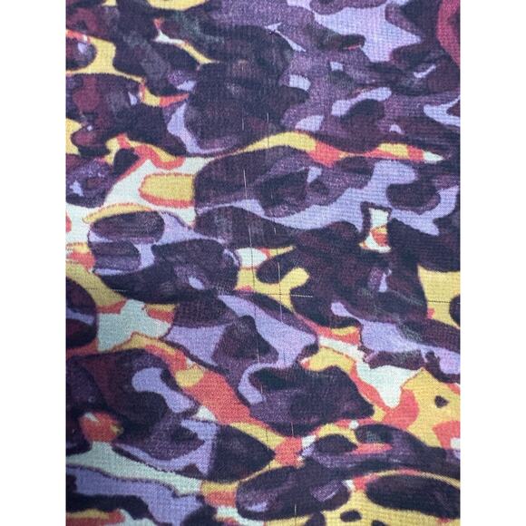 Miraclesuit‎ Womens Large Coverup V Neck Colorful Pink Purple Sheer Resort - Picture 10 of 11